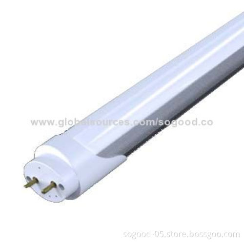 T8 LED Tube with 18W Power, 100-240V Input Voltage
